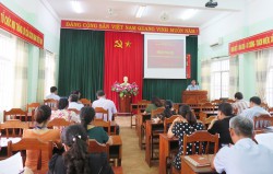 Đảng bộ trường Chính trị tỉnh Kon Tum tổ chức Hội nghị Sơ kết công tác Đảng bộ 6 tháng đầu năm 2020