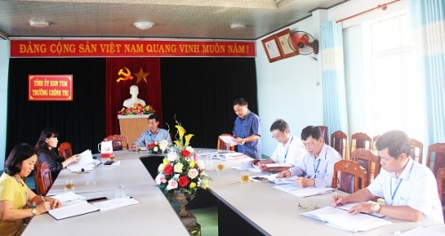 Trường Chính trị tỉnh Kon Tum họp Hội đồng thẩm định học phần “Thực tiễn và kinh nghiệm xây dựng, phát triển địa phương” thuộc chương trình Trung cấp Lý luận chính trị